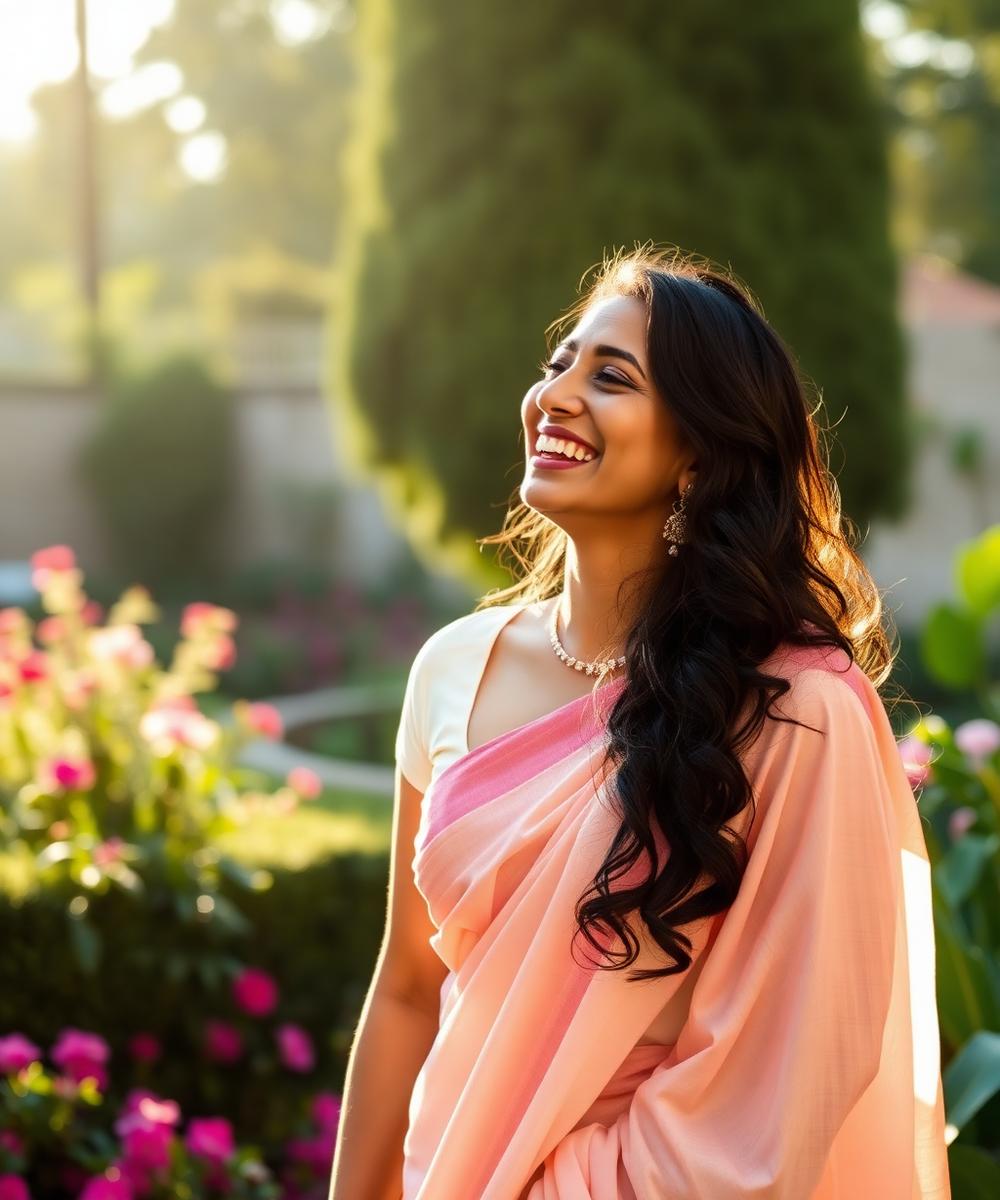 Meher, moments before her sister's mehendi.